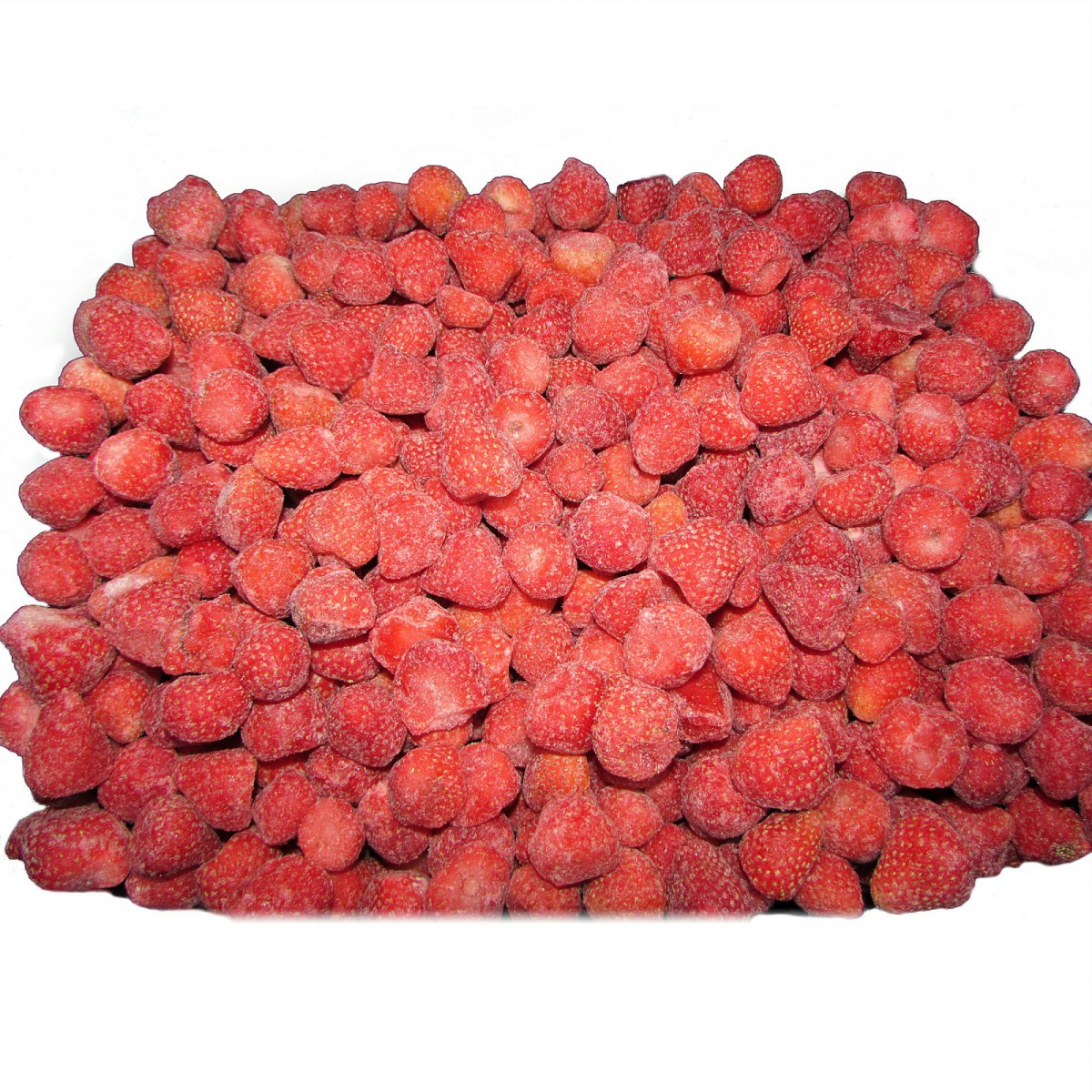 Fresas enteras & cortadas en cubitos congeladas